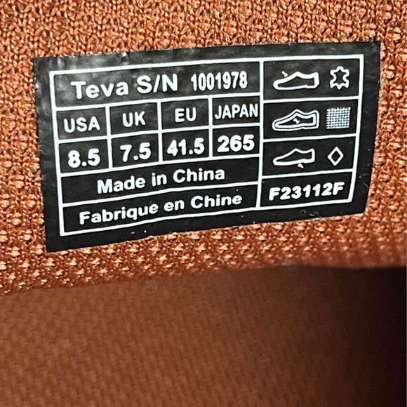 Teva Cedar Canyon Chukka Ankle Boots Brown Suede Lace Up Round Toe Mens 8.5 main image 4